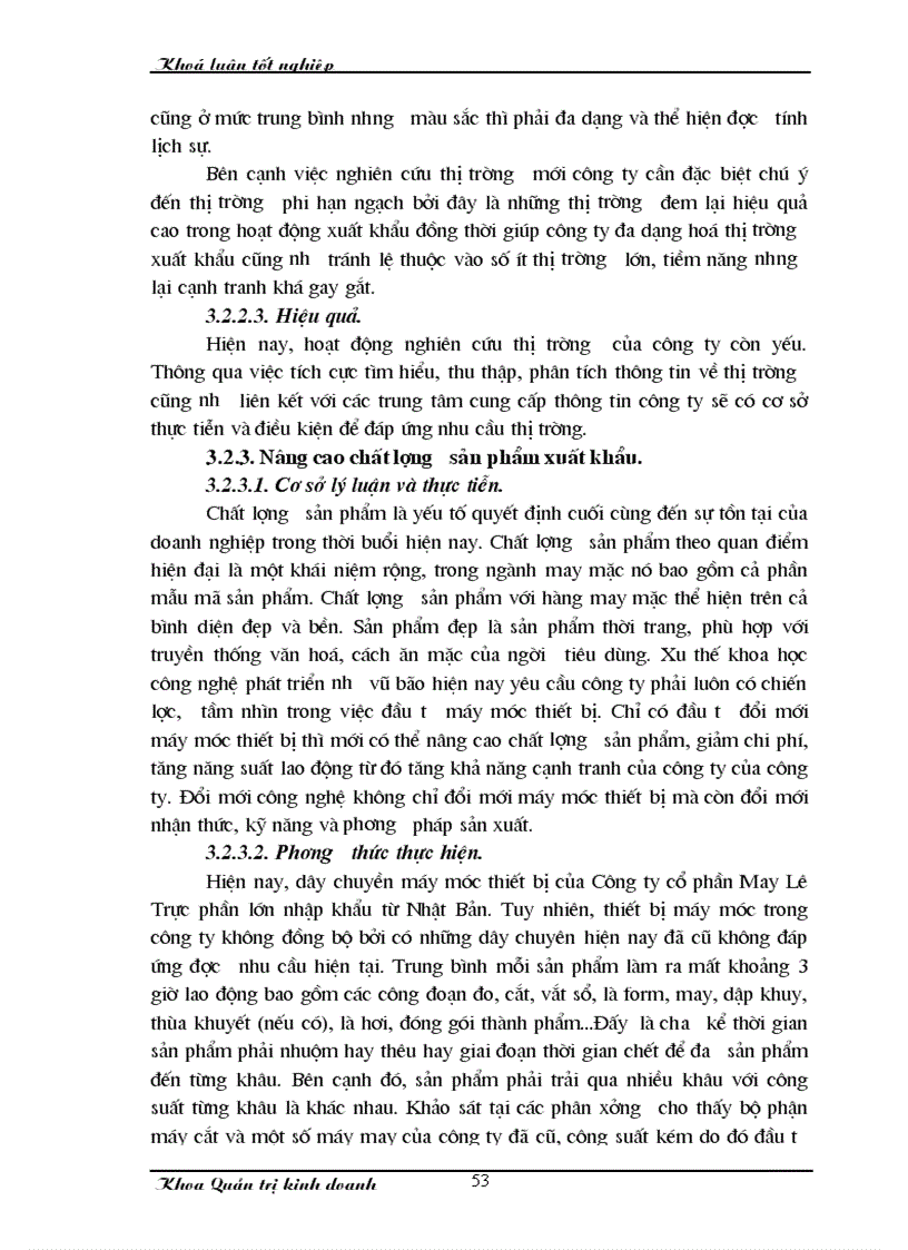 image for page Một số giải pháp nhằm thúc đẩy hoạt động xuất khẩu hàng may mặc tại Công ty cổ phần May Lê Trực