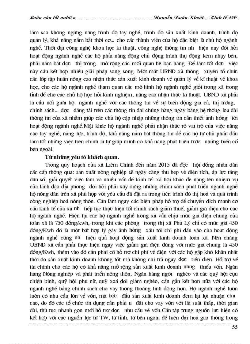 image for page Các ngành nghề trong hộ nông dân trên địa bàn xã Liêm Chính thị xã Phủ Lý tỉnh Hà Nam