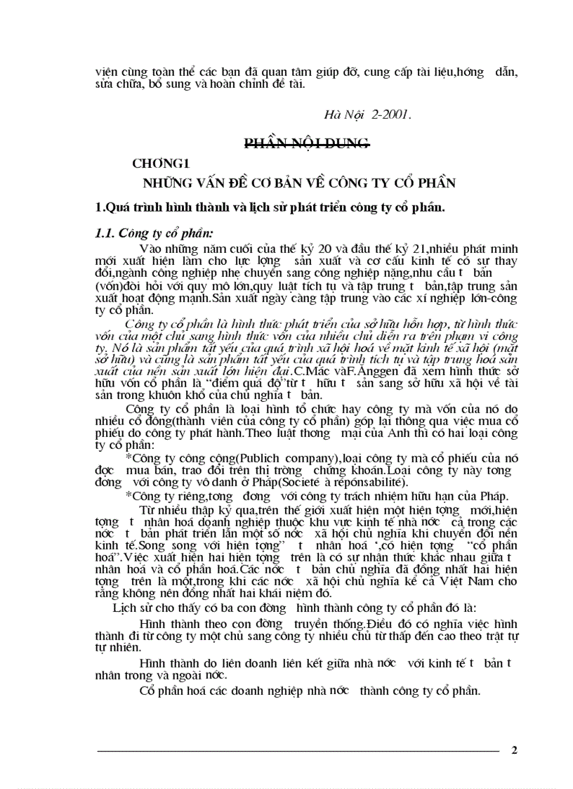 image for page Thực trạng các công ty cổ phần và tình hình cổ phần hoá doanh nghiệp ở nước ta hiện nay 1