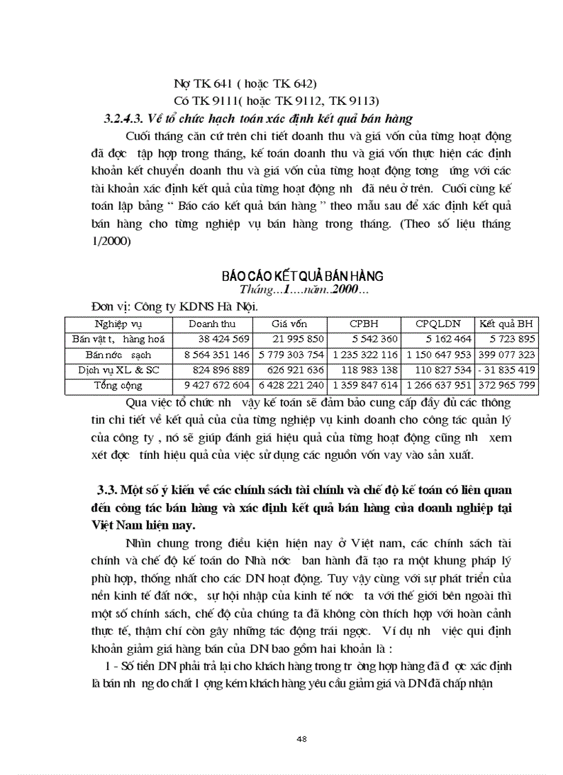 image for page Một số ý kiến nhằm hoàn thiện kế toán bán hàng và xác định kết quả bán hàng tại công ty KDNS hà nội 1