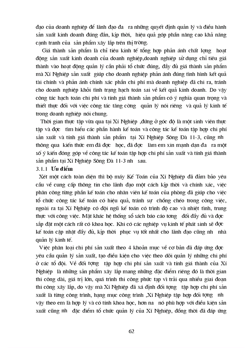image for page Tổ chức công tác kế toán tập hợp chi phí sản xuất và tính giá thành sản phẩm tại xí nghiệp sông đà 11 3 công ty cổ phần sông đà 1