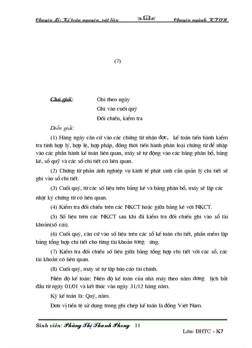 image for page Kế toán nguyên vật liệu tại nhà máy cơ khí mỏ Bắc thái