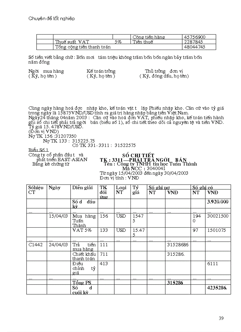 image for page Hạch toán các nghiệp vụ thanh toán với người bán khách hàng và Nhà nước với việc tăng cường quản lý tài chính tại công ty cổ phần đầu tư và phát triển công nghệ Đông á