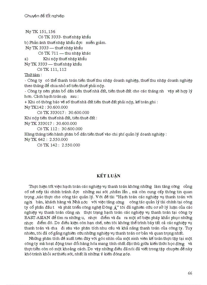 image for page Hạch toán các nghiệp vụ thanh toán với người bán khách hàng và Nhà nước với việc tăng cường quản lý tài chính tại công ty cổ phần đầu tư và phát triển công nghệ Đông á