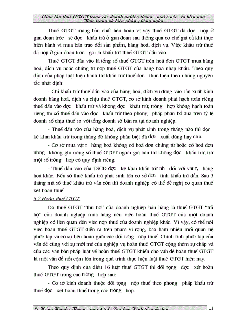 image for page Gian lận thuế GTGT trong các doanh nghiệp thương mại ở Việt Nam hiện nay và biện pháp phòng ngừa