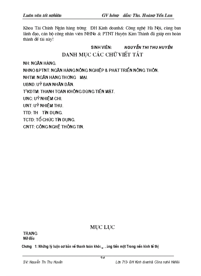 image for page Một số giải pháp và kiến nghị nhằm mở rộng và phát triển hoạt động TTKDTM tại NHNo PTNN huyện Kim Thành tỉnh Hải Dương