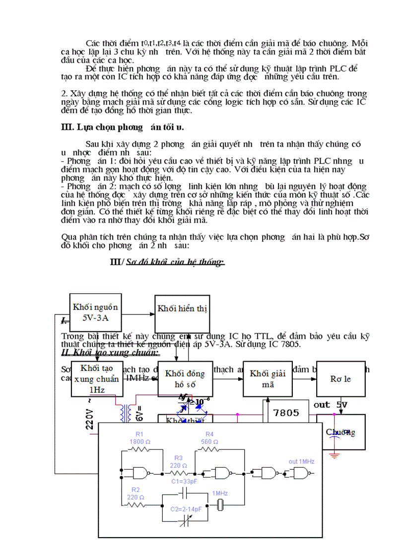 image for page Thiết kế bộ báo chuông giờ học trường Đại Học Bách Khoa Hà Nội 1