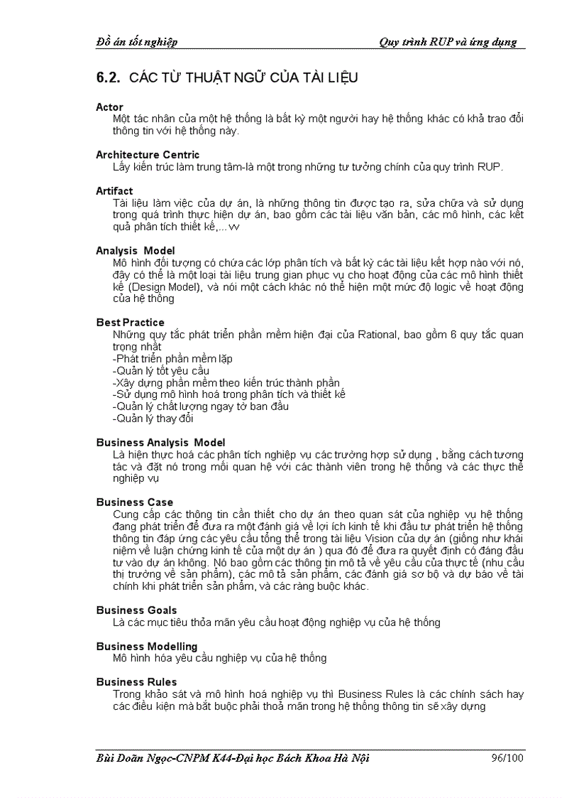 image for page Quy trình RUP và ứng dụng