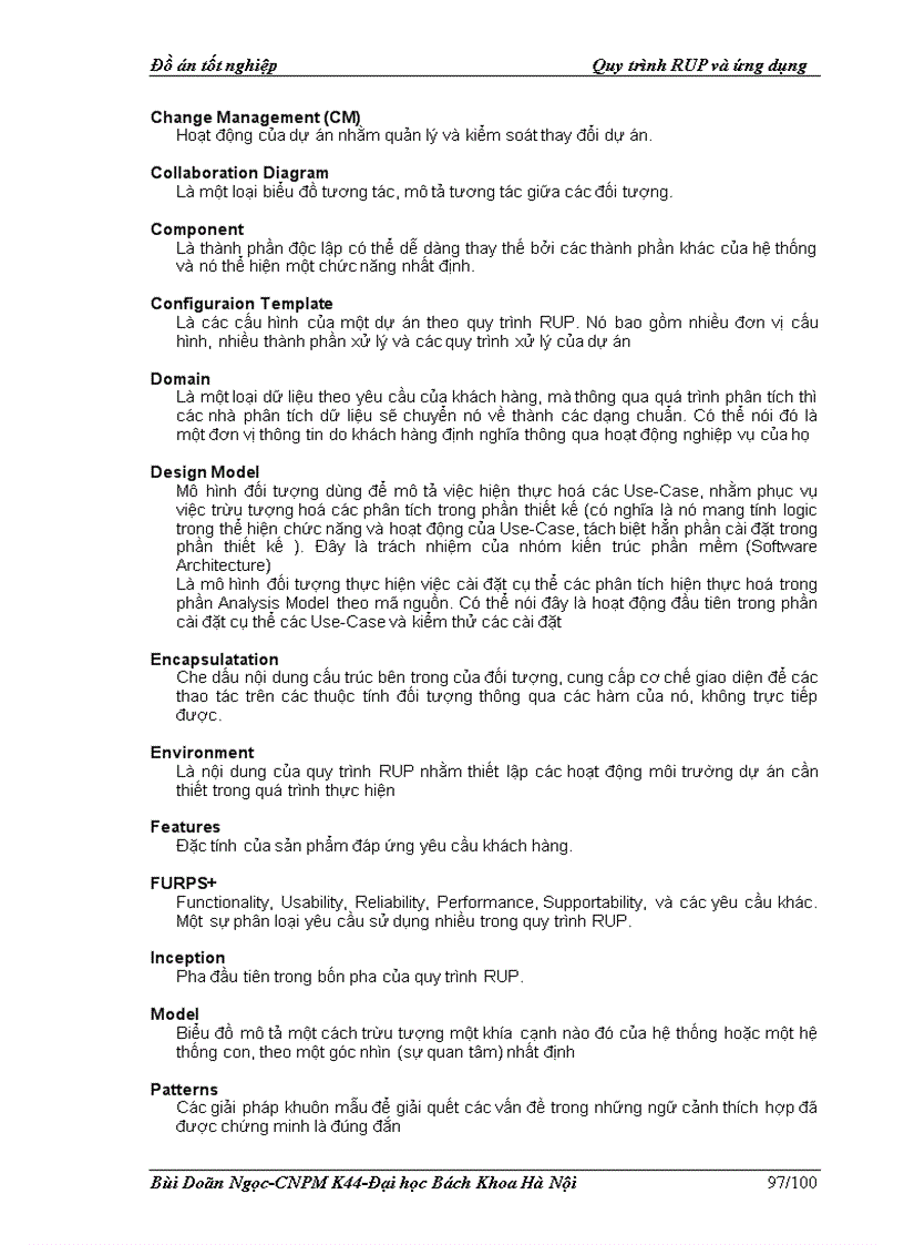 image for page Quy trình RUP và ứng dụng