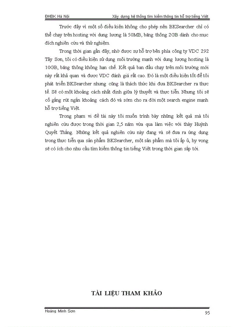 image for page Xây dựng hệ thống tìm kiếm thông tin hỗ trợ tiếng Việt