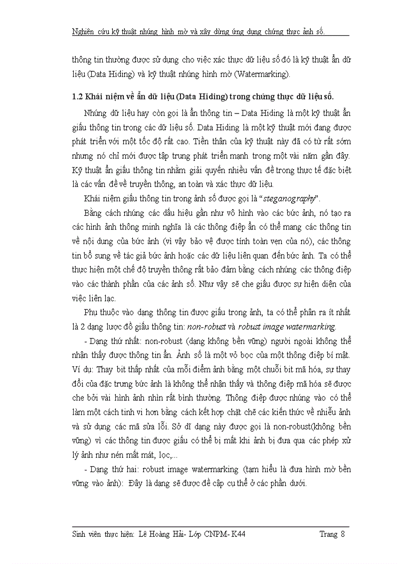 image for page Nghiên cứu kỹ thuật nhúng hình mờ và xây dựng ứng dụng chứng thực ảnh số