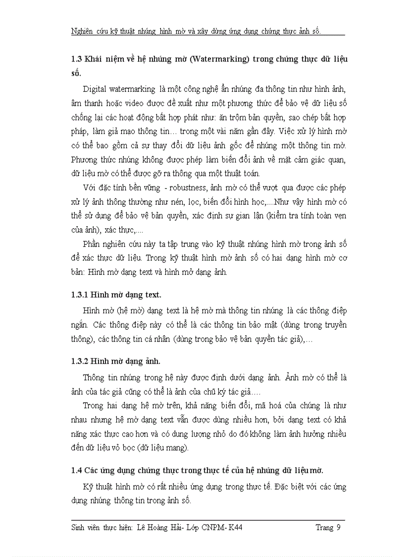 image for page Nghiên cứu kỹ thuật nhúng hình mờ và xây dựng ứng dụng chứng thực ảnh số