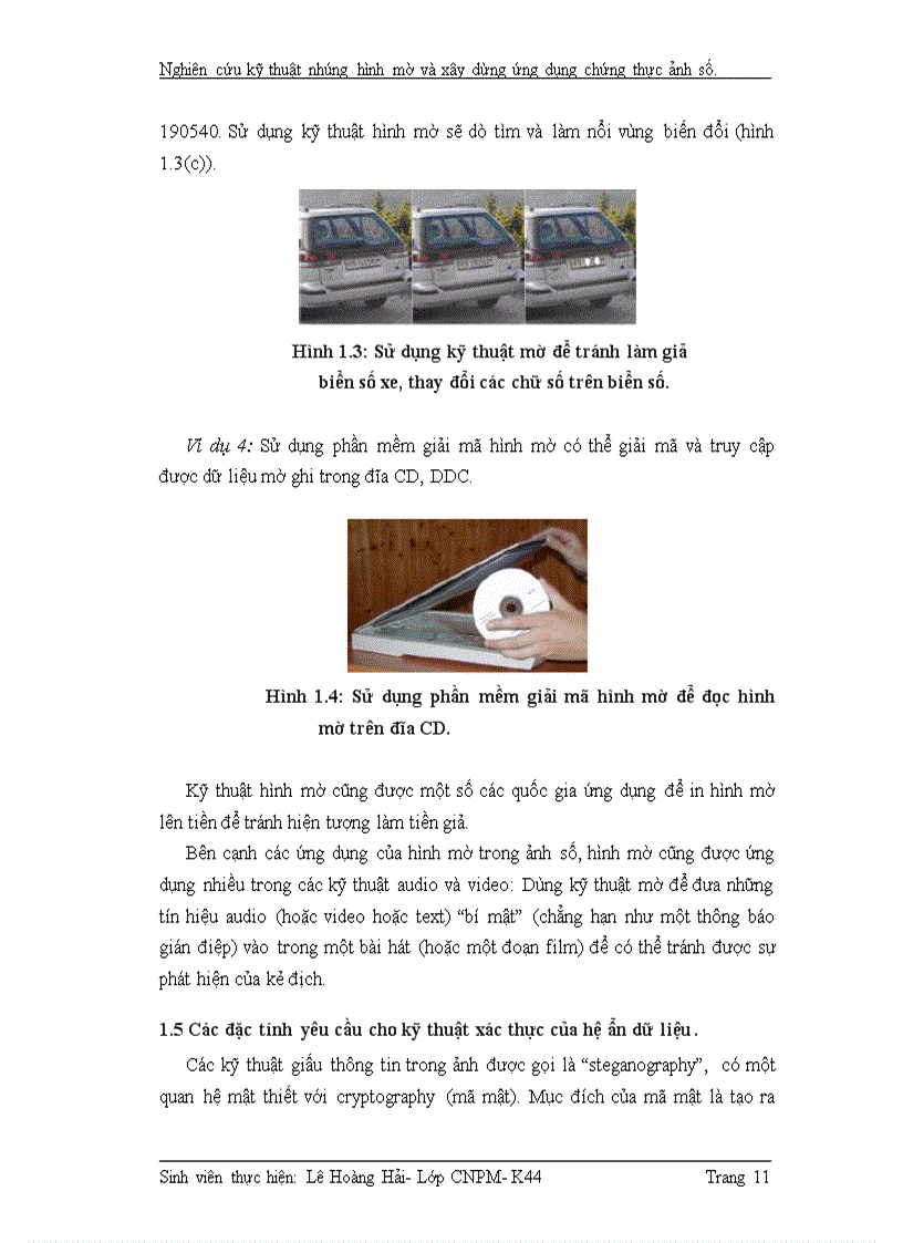 image for page Nghiên cứu kỹ thuật nhúng hình mờ và xây dựng ứng dụng chứng thực ảnh số