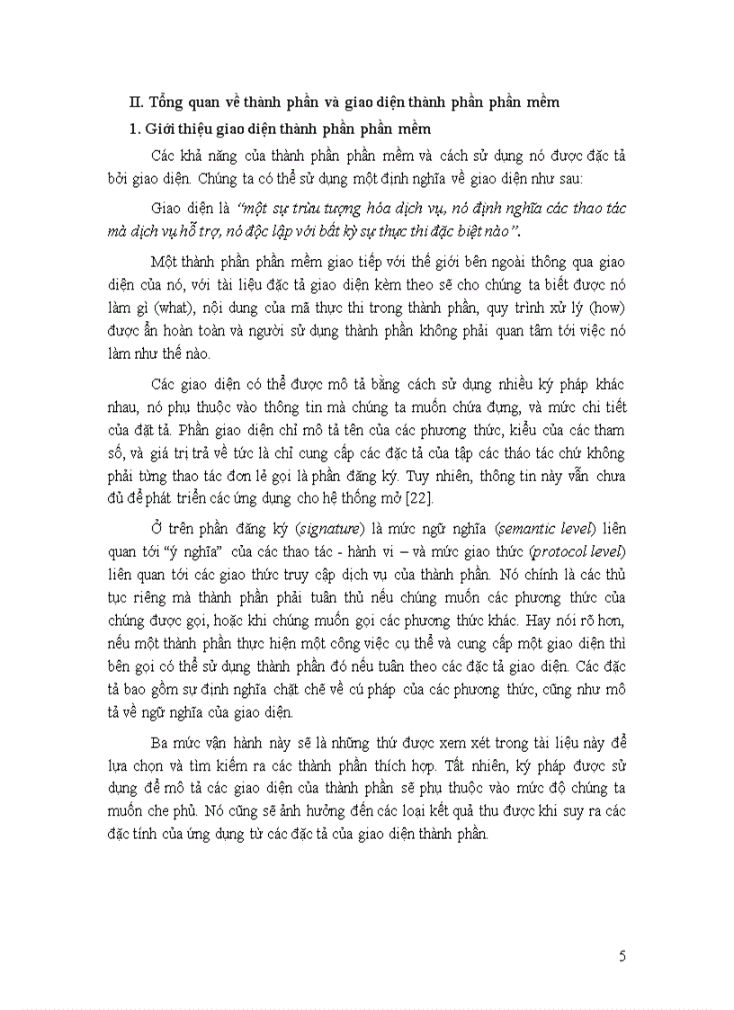 image for page Những giải pháp cải thiện quy trình tự động hoá tìm kiếm lựa chọn thành phần phần mềm từ kho dữ liệu trong công nghệ phát triển phần mềm hướng thành phần