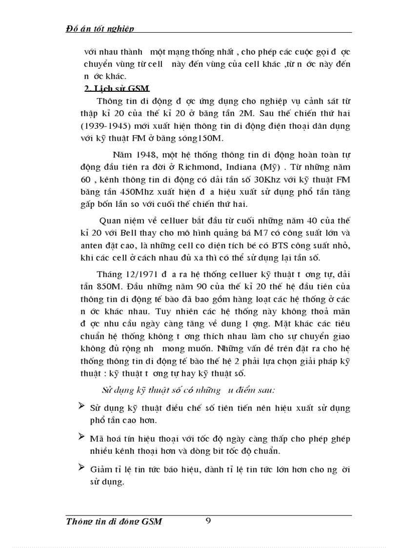 image for page Giao diện vô tuyến trong hệ thống thông tin di động gsm