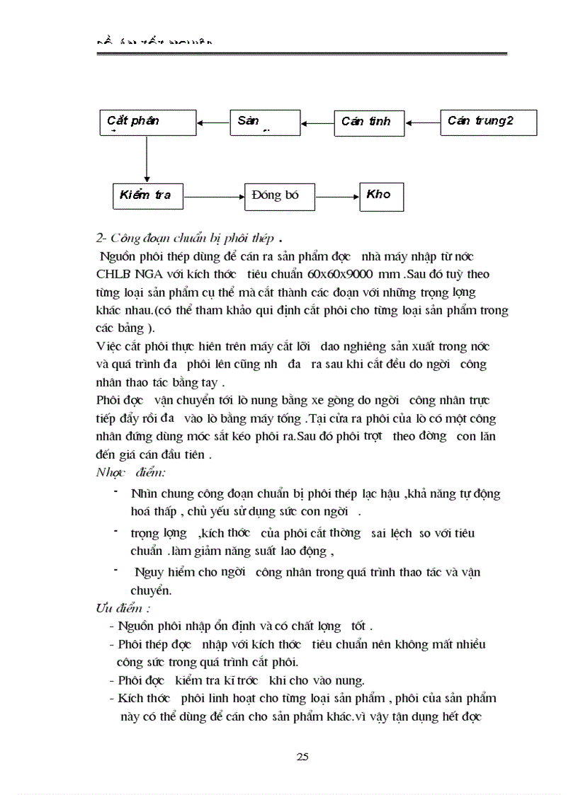 image for page Đánh giá qui trình công nghệ và thiết bị của nhà máy trong tình hình hiện nay