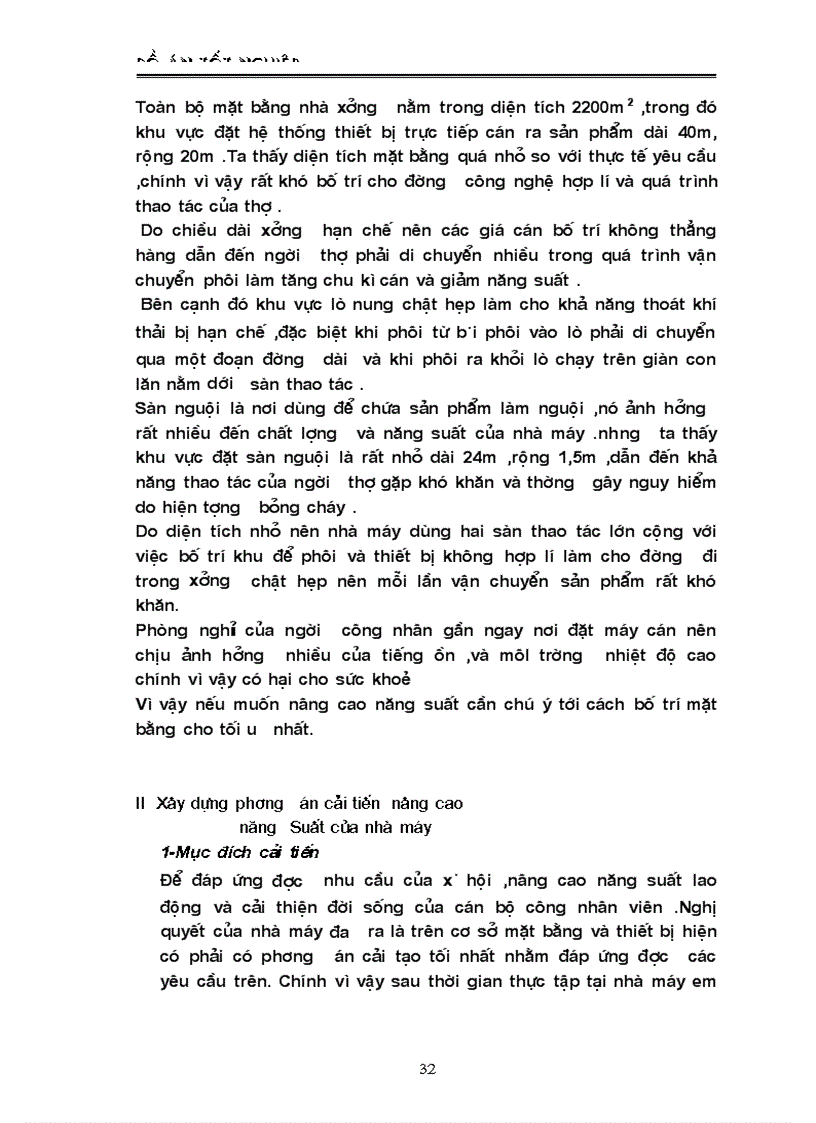 image for page Đánh giá qui trình công nghệ và thiết bị của nhà máy trong tình hình hiện nay