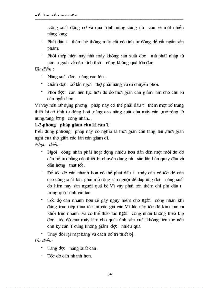 image for page Đánh giá qui trình công nghệ và thiết bị của nhà máy trong tình hình hiện nay