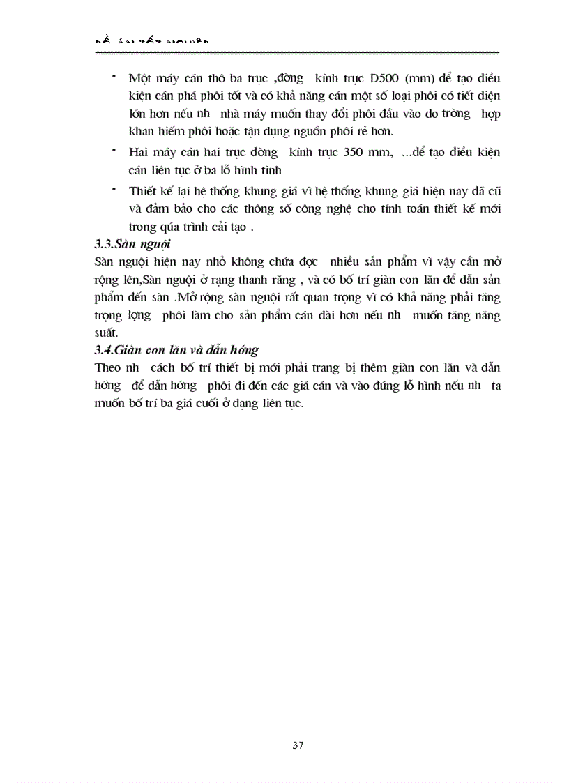 image for page Đánh giá qui trình công nghệ và thiết bị của nhà máy trong tình hình hiện nay