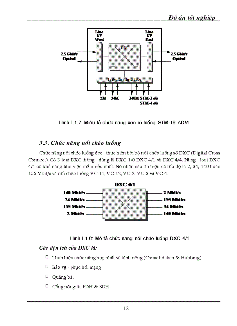 image for page Kỹ thuật truyền dẫn đồng bộ SDH ứng dụng kỹ thuật truyền dẫn SDH vào mạng cáp quang Hà Nội