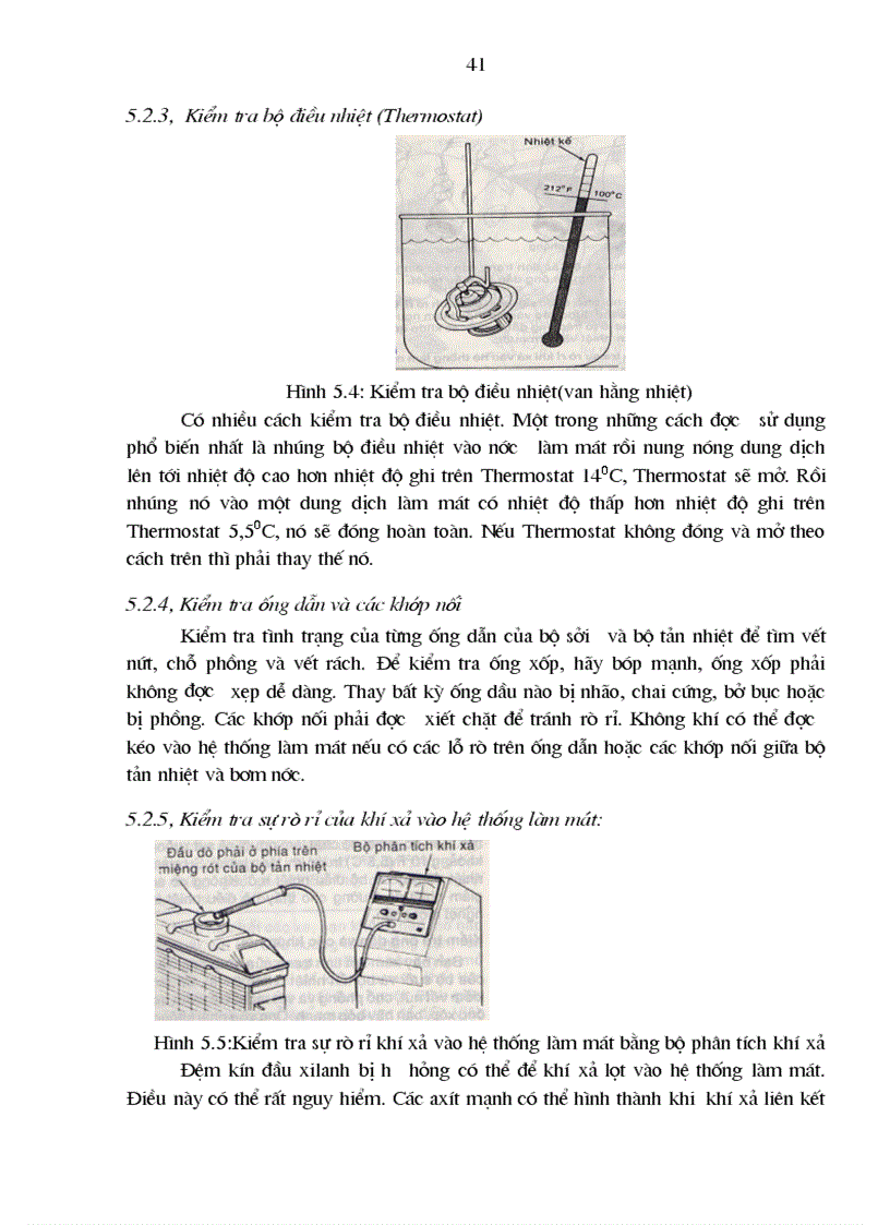 image for page Nghiên cứu khai thác bảo dưỡng sửa chữa hệ thống làm mát trên xe toyota camry 3 0V