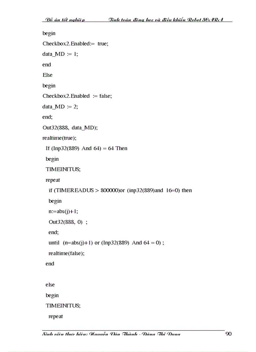 image for page Bài toán động học của robot