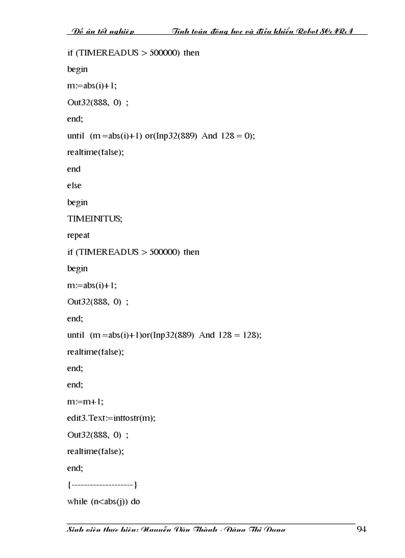 image for page Bài toán động học của robot
