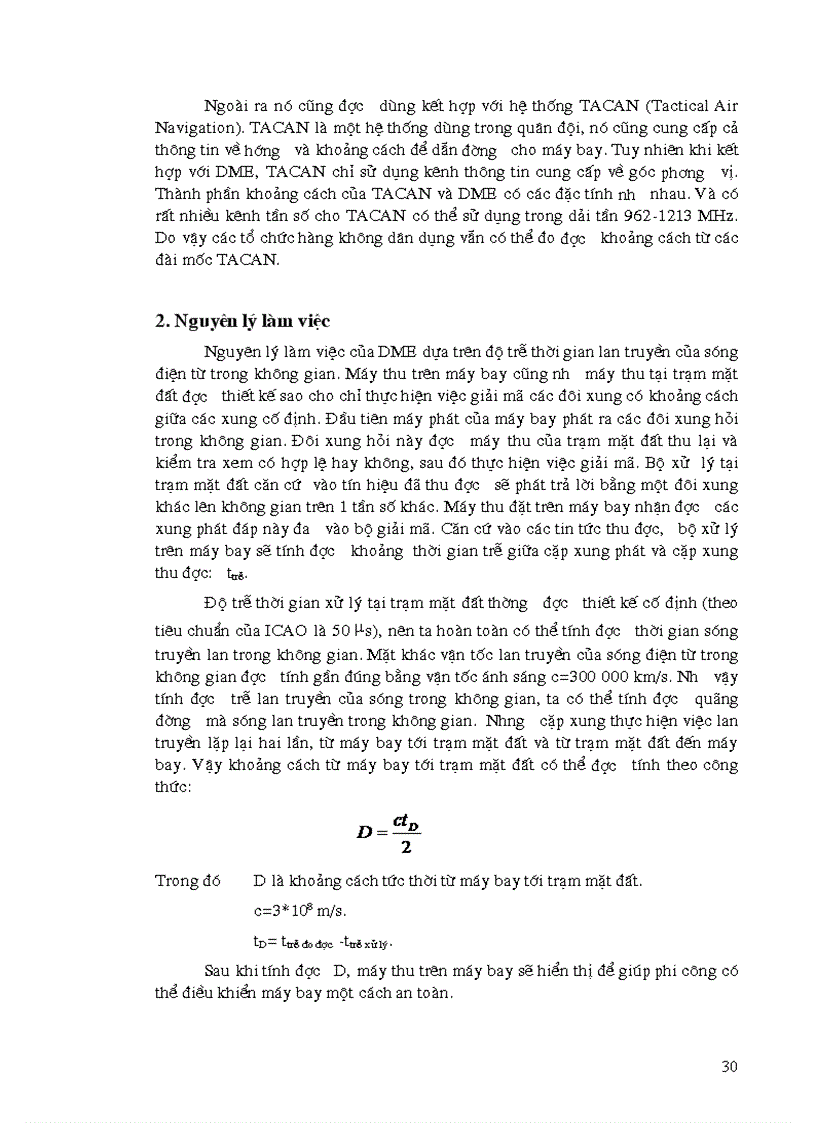 image for page Nghiên cứu tìm hiểu nguyên lý và ứng dụng của thiết bị đo khoảng cách DME 1119 trong hệ thống dẫn đường Hàng không