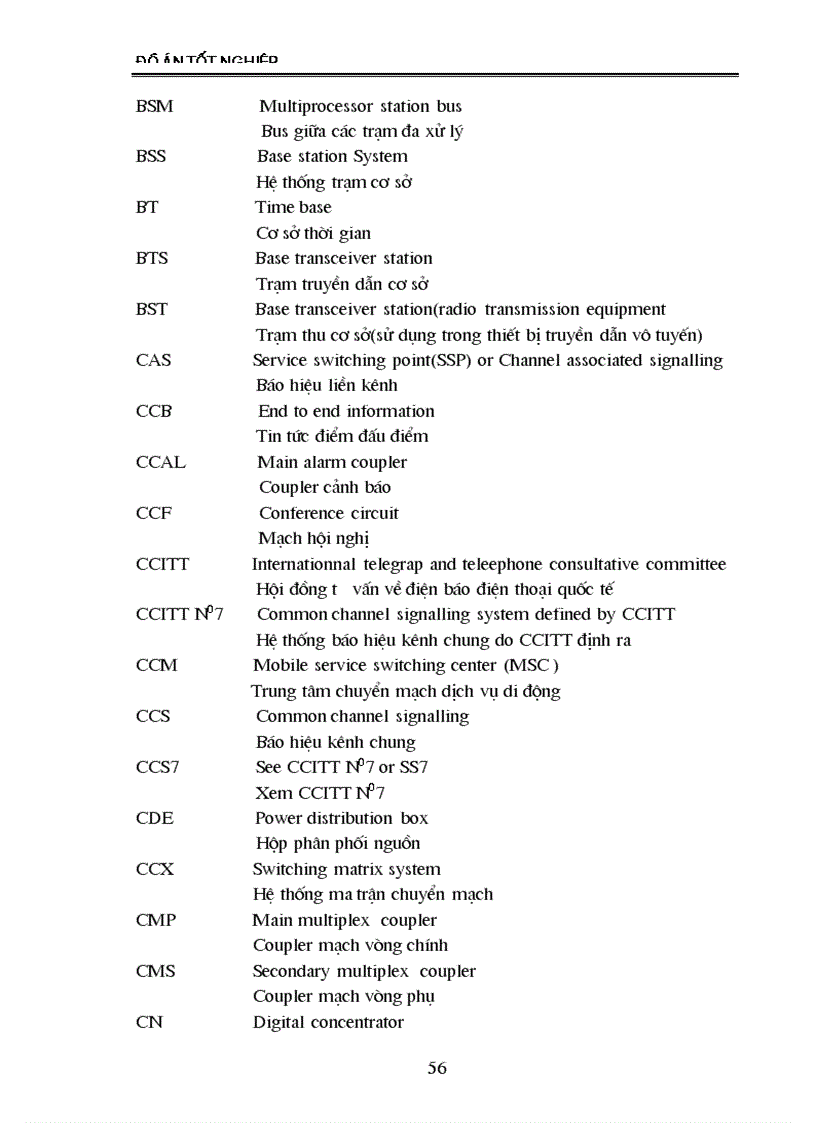image for page Ứng dụng báo hiệu số 7 trong tổng đài Alcatel 1000 e10B 1