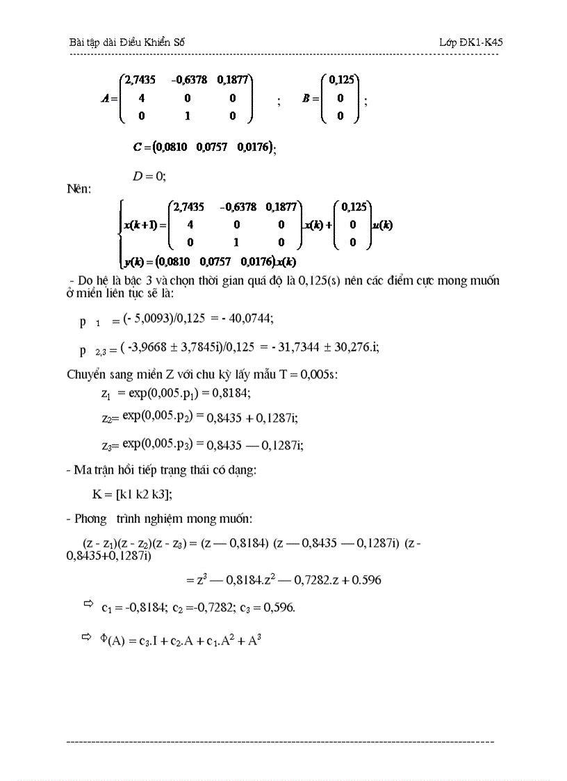 image for page Phân tích hệ thống điều khiển số