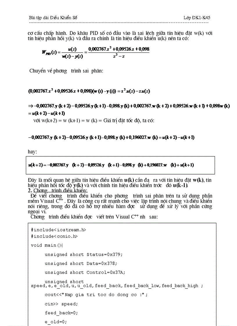 image for page Phân tích hệ thống điều khiển số