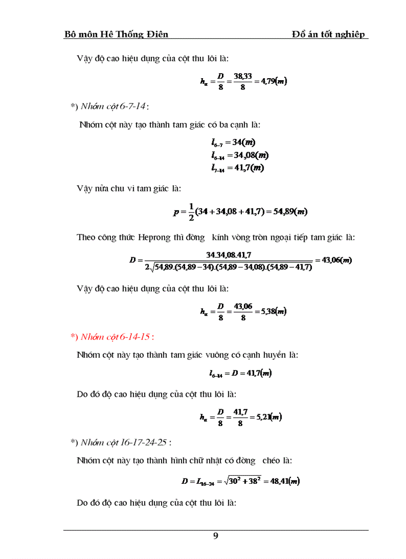 image for page Thiết kế và tính toán chống sét đánh trực tiếp cho trạm biến áp 220 110 kv và Tính chỉ tiêu chống sét cho đường dây 220kV