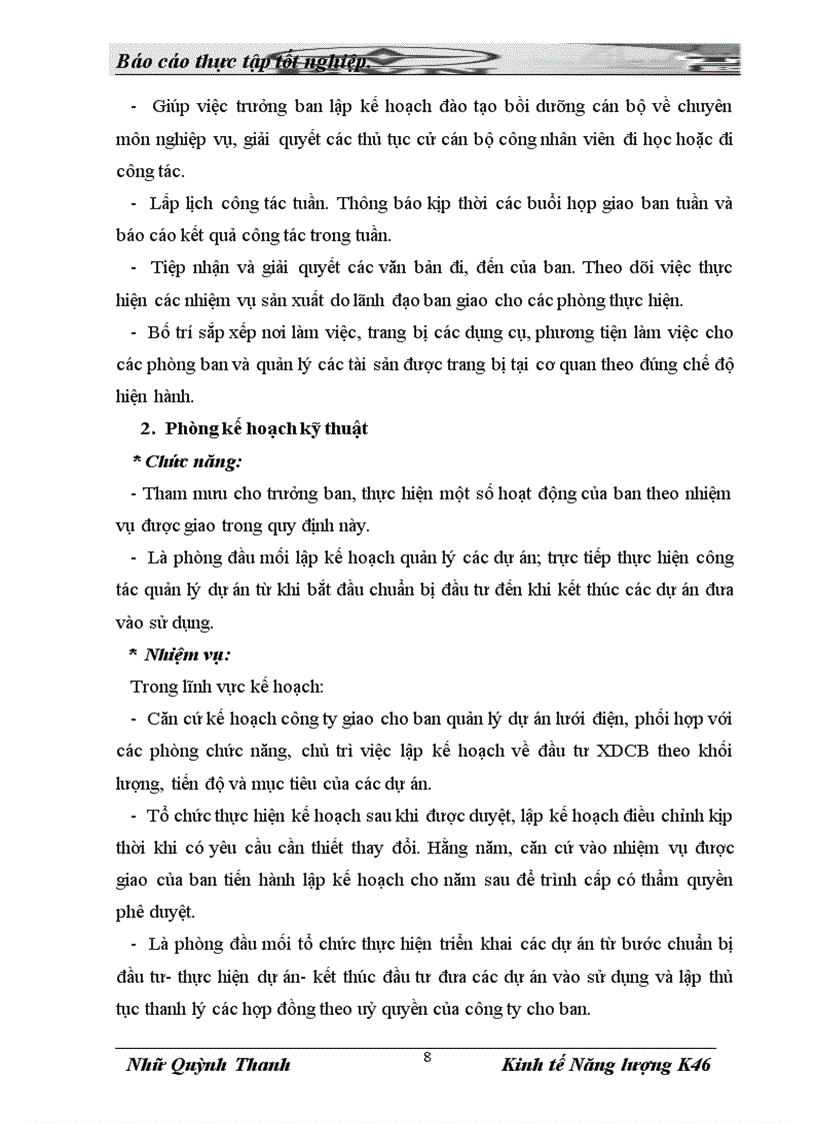 image for page Phân tích dự án đầu tư Hạ ngầm tuyến đường dây 110kV di chuyển đường cáp 22kV TBA 110kV Thanh Xuân