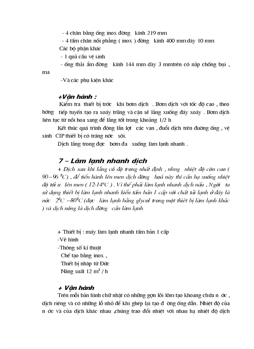 image for page Quy trình công nghệ sản xuất bia tại nhà máy Liên hiệp thực phẩm Hà Đông