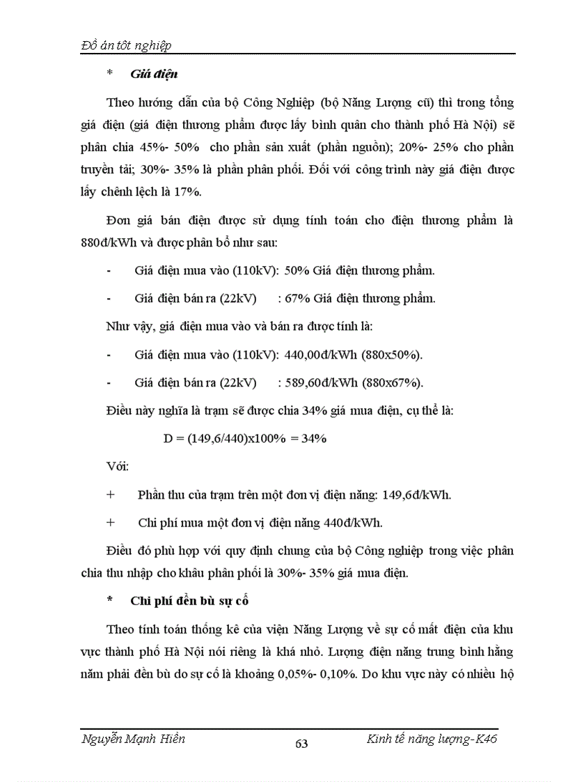 image for page Phân tích đánh giá hiệu quả dự án đầu tư xây dựng trạm biến áp 110kV Mỹ Đình
