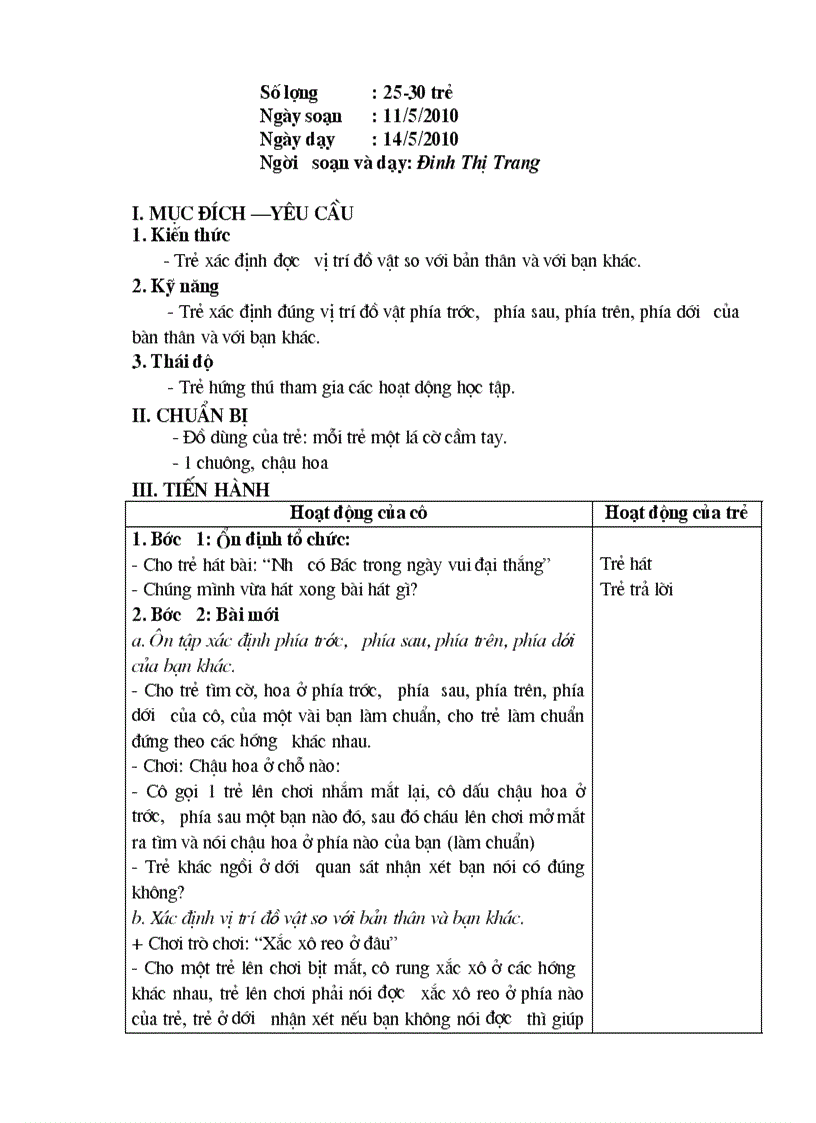 image for page Lập kế hoạch điều khiển hoạt động trong ngày ở trường mầm non Chủ điểm Quê hương Đất nước Bác Hồ
