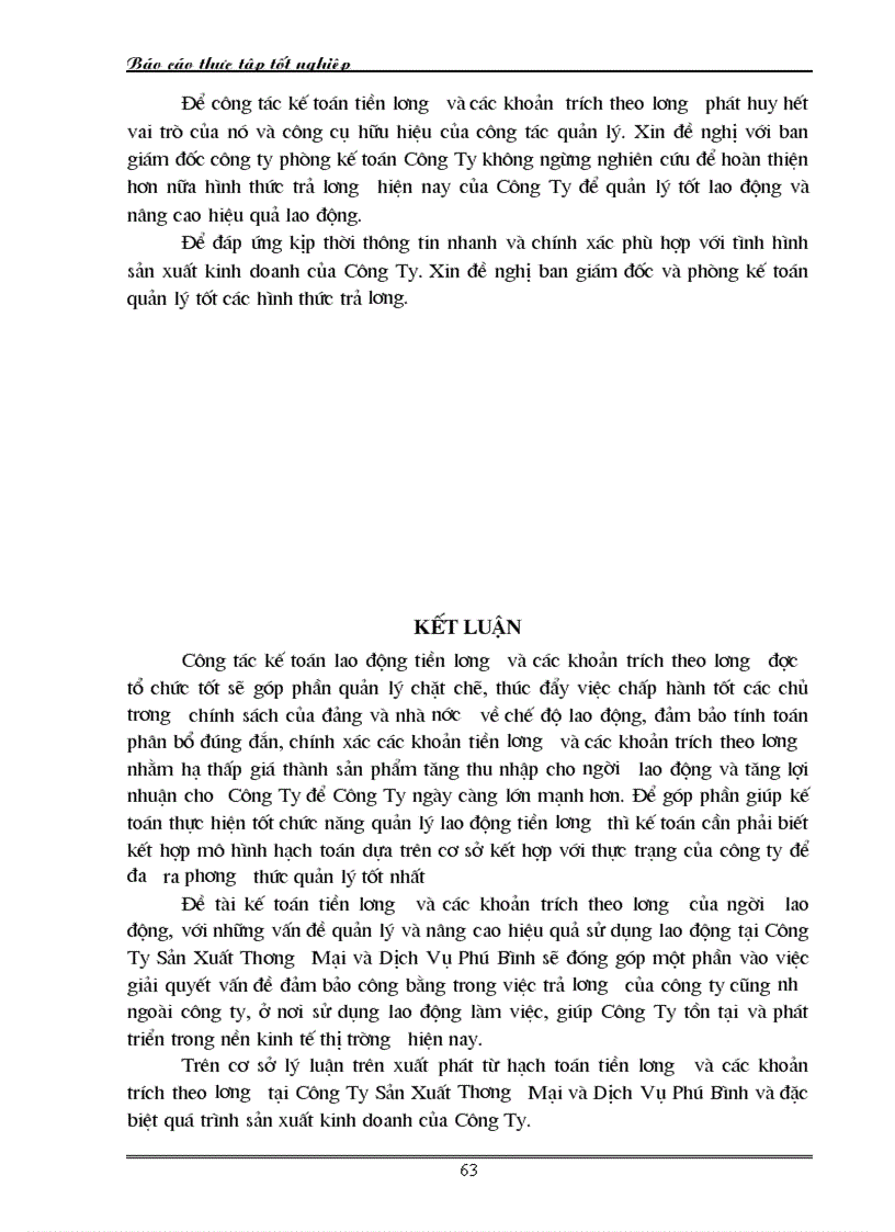 image for page Thực trạng hạch toán tiền lương và các khoản trích theo lương tại Công Ty Sản Xuất Thương mại và Dịch Vụ Phú Bình 1