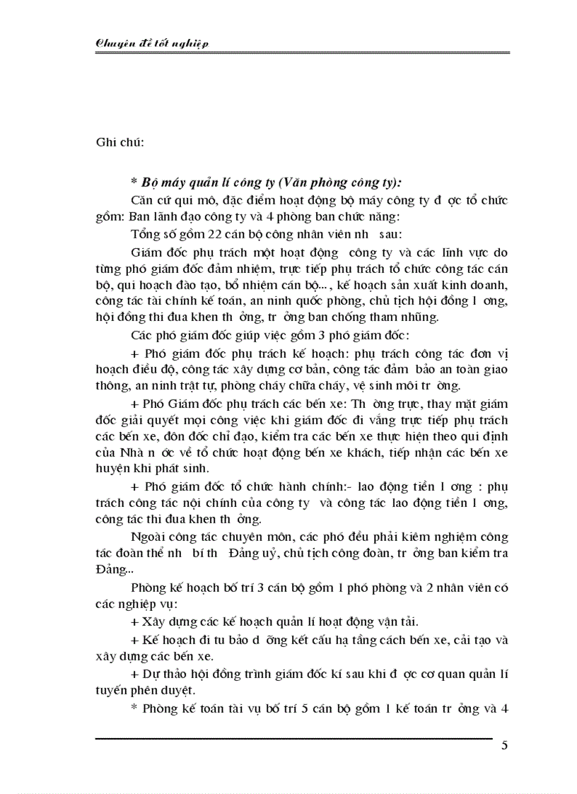 image for page Thực trạng công tác kế toán vốn bằng tiền và các khoản phảI thanh toán tai công ty quản lý bến xe Hà Tây 1
