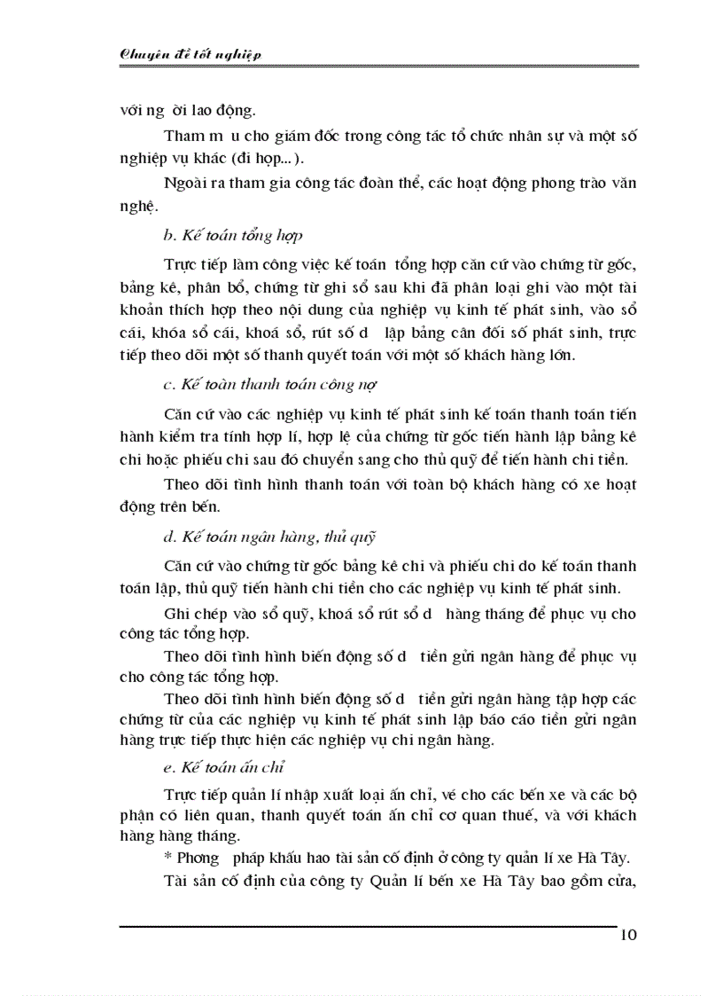 image for page Thực trạng công tác kế toán vốn bằng tiền và các khoản phảI thanh toán tai công ty quản lý bến xe Hà Tây 1