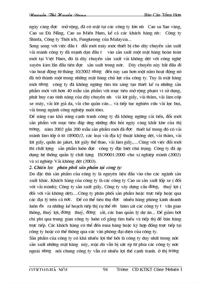 image for page Quản trị các hoạt động của doanh nghiệp dệt vải công nghiệp HN