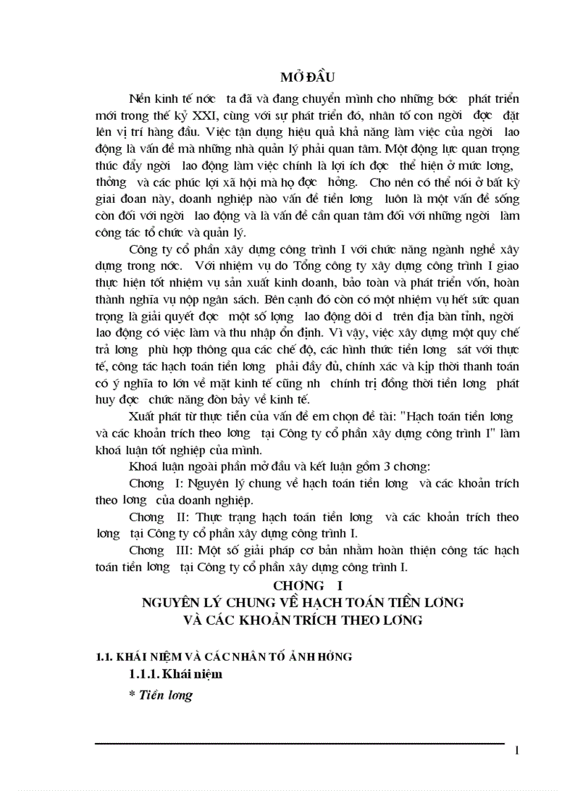 image for page Hạch toán tiền lương và các khoản trích theo lương tại Công ty cổ phần xây dựng công trình