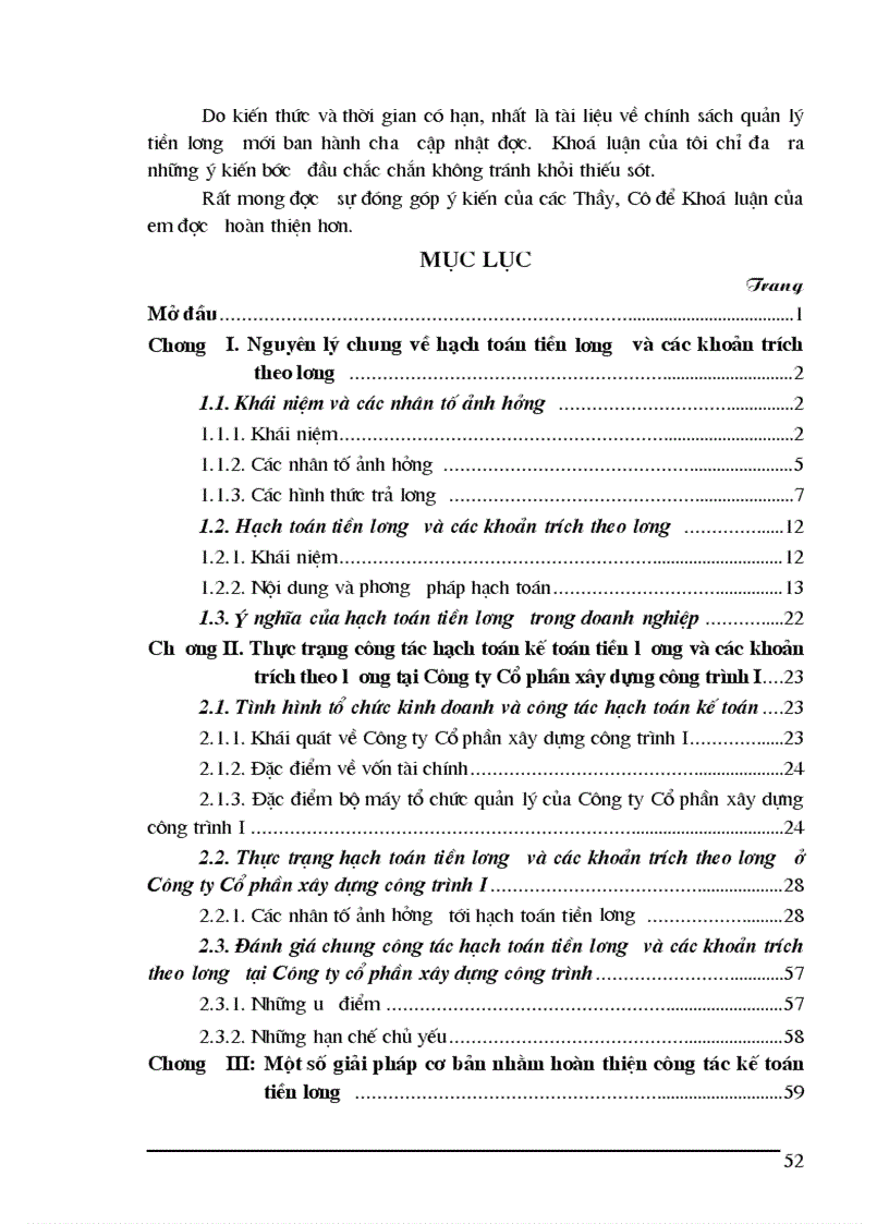 image for page Hạch toán tiền lương và các khoản trích theo lương tại Công ty cổ phần xây dựng công trình