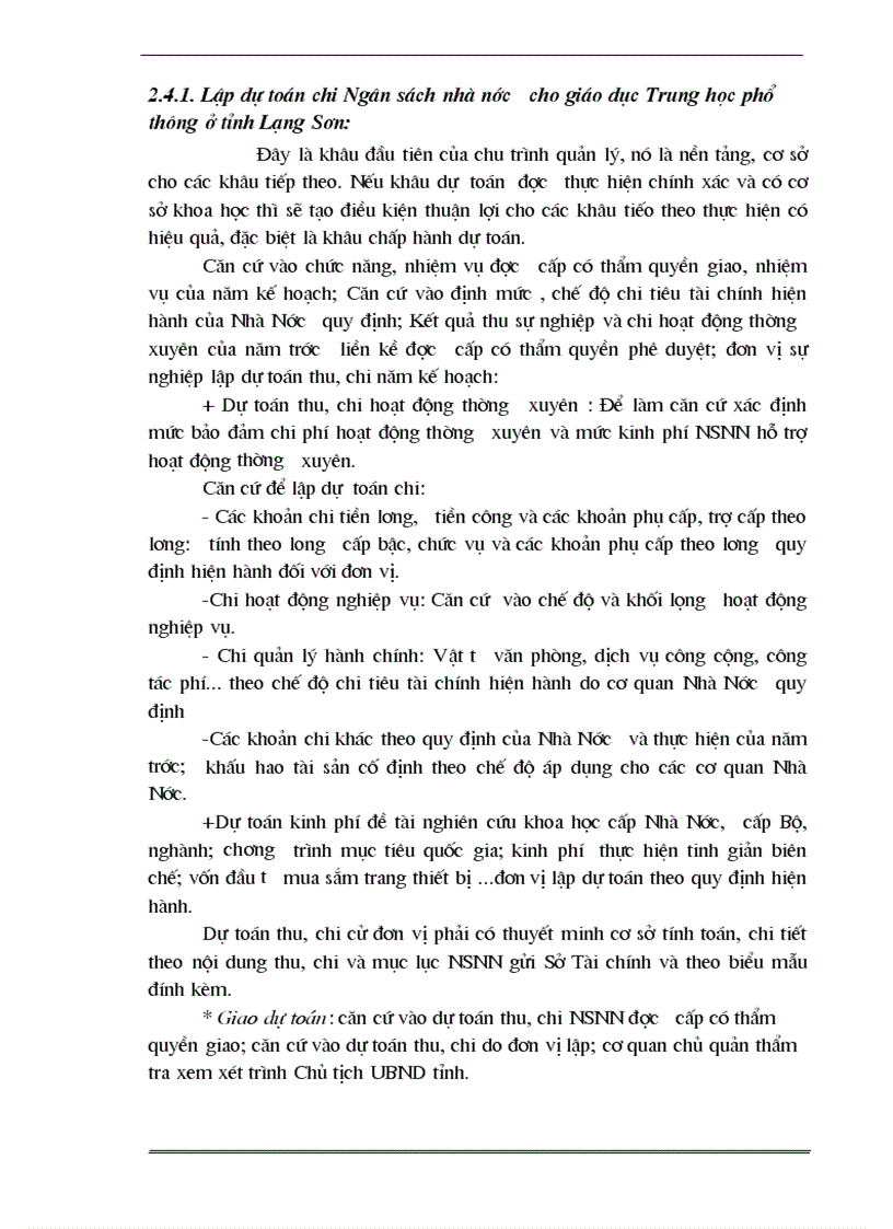 image for page Một số giải pháp nhằm tăng cường công tác quản lý chi ngân sách Nhà nước cho giáo dục trung học phổ thông ở tỉnh Lạng Sơn 1