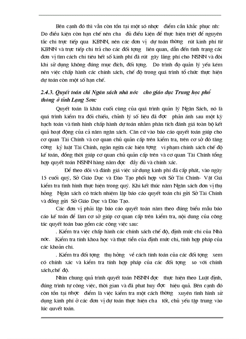 image for page Một số giải pháp nhằm tăng cường công tác quản lý chi ngân sách Nhà nước cho giáo dục trung học phổ thông ở tỉnh Lạng Sơn 1
