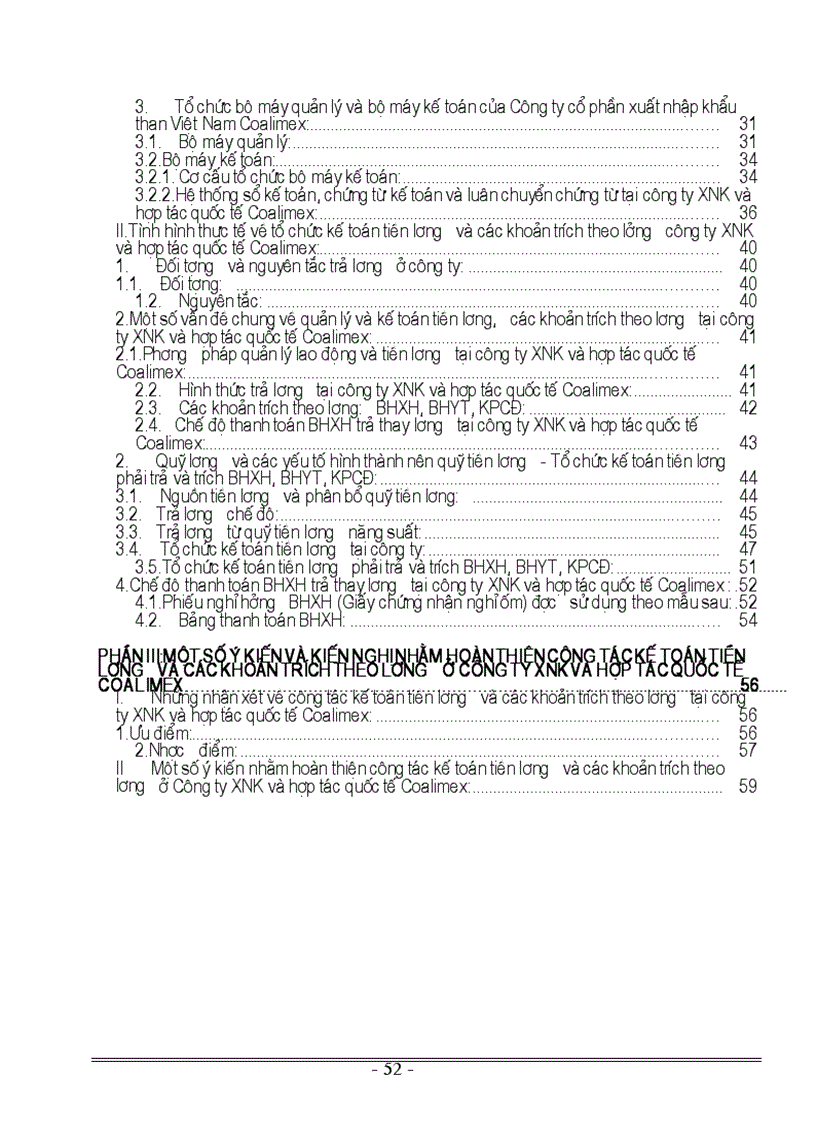 image for page Thực trạng về kế toán tiền lương và các khoản trích theo lương tại công ty XNK và hợp tác quốc tế Coalimex 1