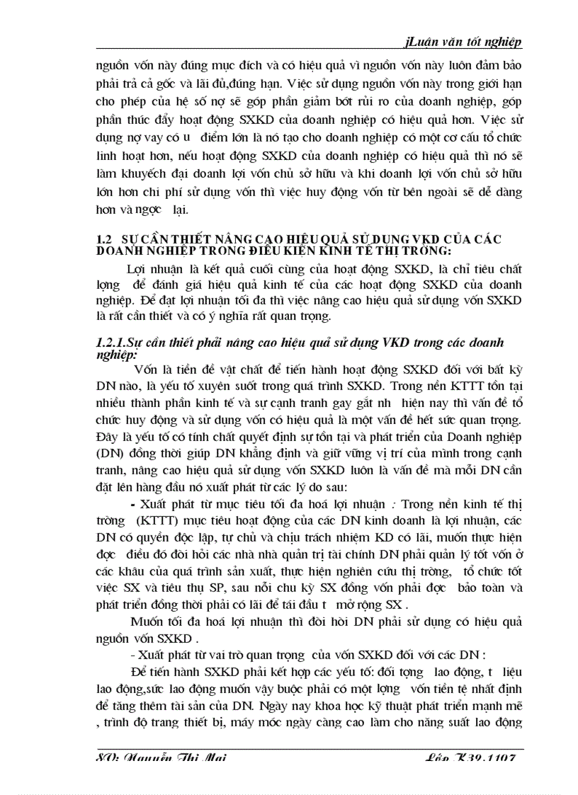 image for page Một số biện pháp nhằm nâng cao hiệu quả sử dụng vốn sản xuất kinh doanh ở Công ty TNHH In Thương mại và Xây dựng Nhật Quang