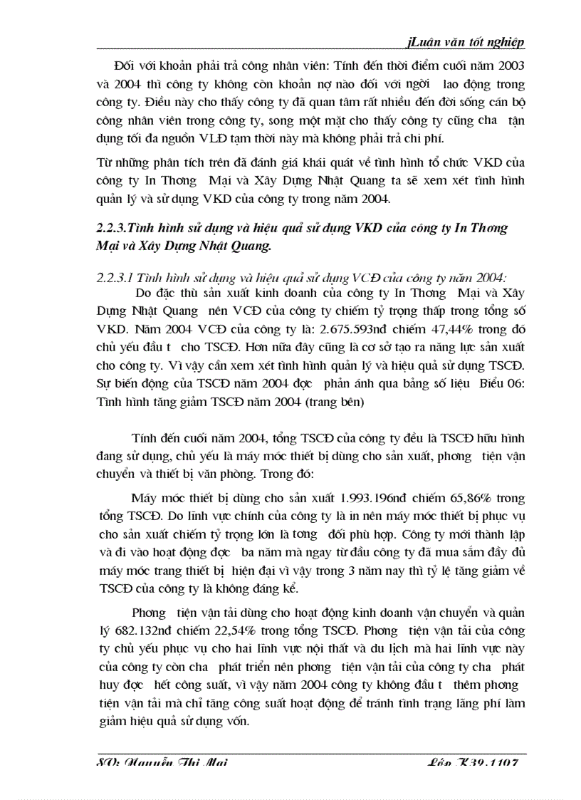 image for page Một số biện pháp nhằm nâng cao hiệu quả sử dụng vốn sản xuất kinh doanh ở Công ty TNHH In Thương mại và Xây dựng Nhật Quang