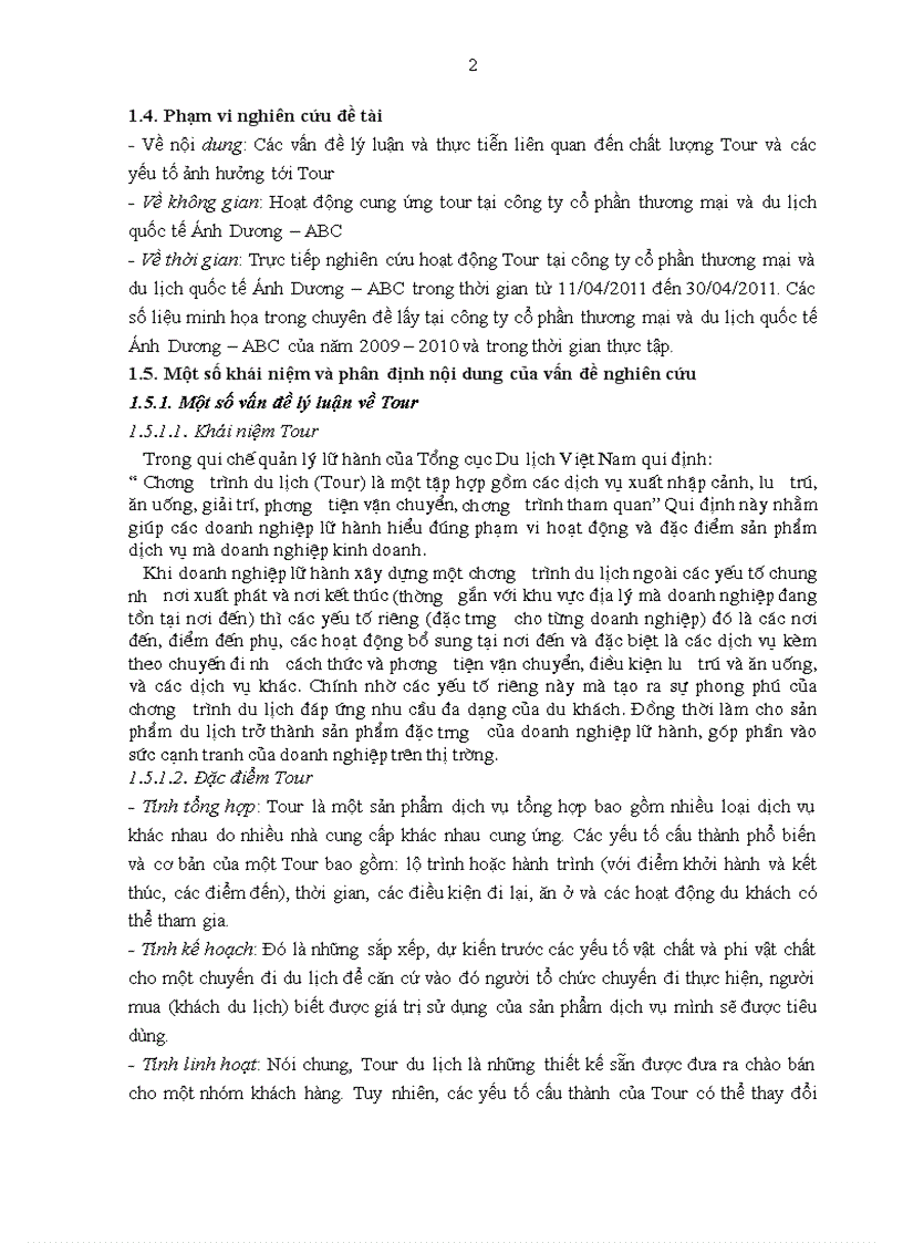 image for page Giải pháp nâng cao chất lượng tour du lịch hà nội nha trang tại công ty cổ phần thương mại và dịch vụ quốc tế ÁNH DƯƠNG ABC