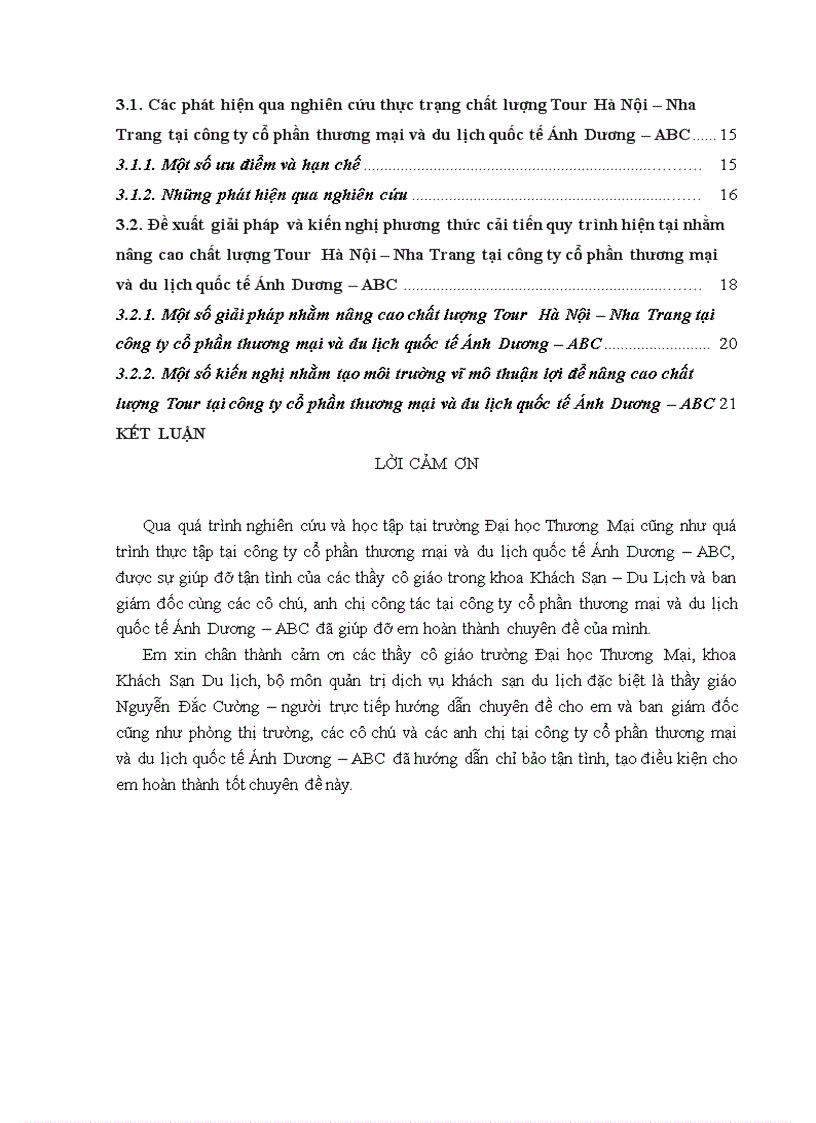 image for page Giải pháp nâng cao chất lượng tour du lịch hà nội nha trang tại công ty cổ phần thương mại và dịch vụ quốc tế ÁNH DƯƠNG ABC