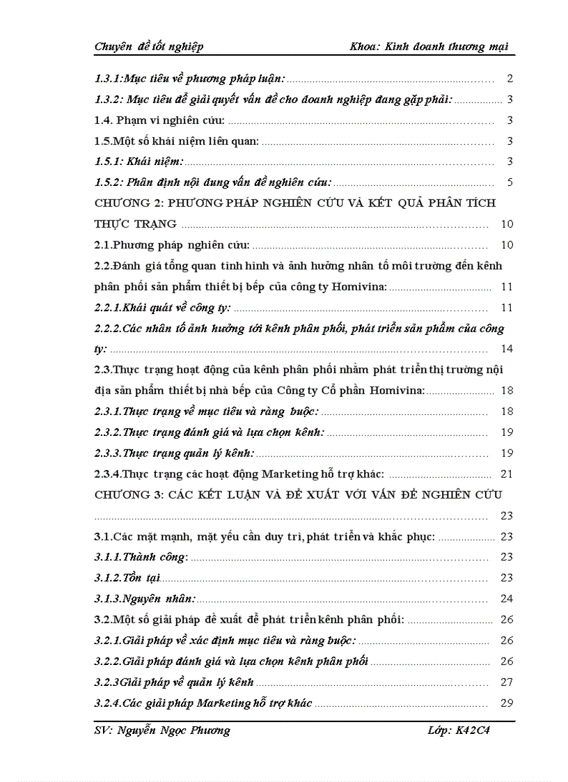 image for page Giải pháp kênh phân phối nhằm phát triển thị trường nội địa sản phẩm thiết bị nhà bếp của công ty Homivina